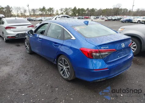 2024 Honda Civic Touring из США, поврежденный, VIN 2HGFE1F90RH336099